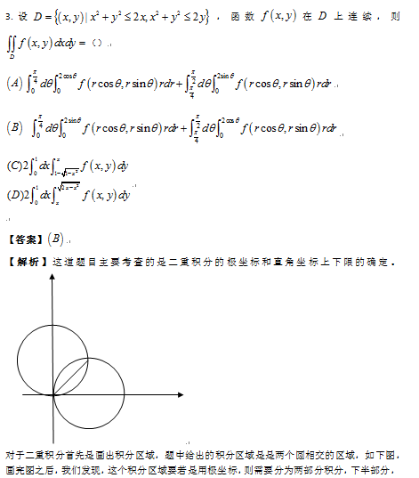 2015年全国硕士研究生入学统一考试数学三试题及答案解析